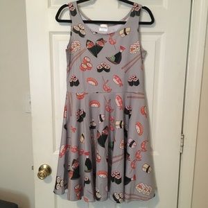 Sushi Print Dress